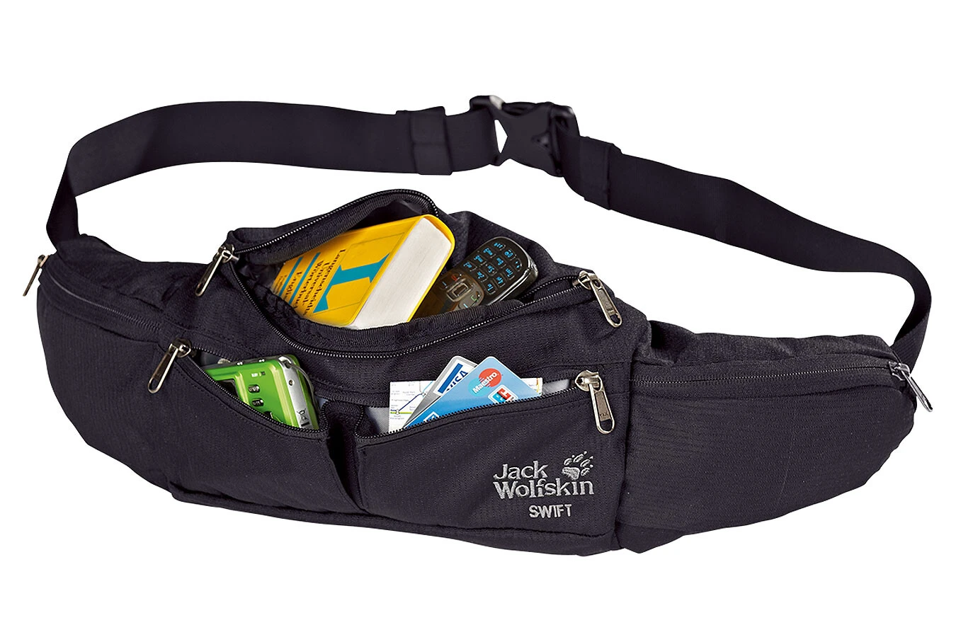 Jack Wolfskin Swift Sac banane, noir 2 Jack Wolfskin Swift Sac banane, noir – Image 2