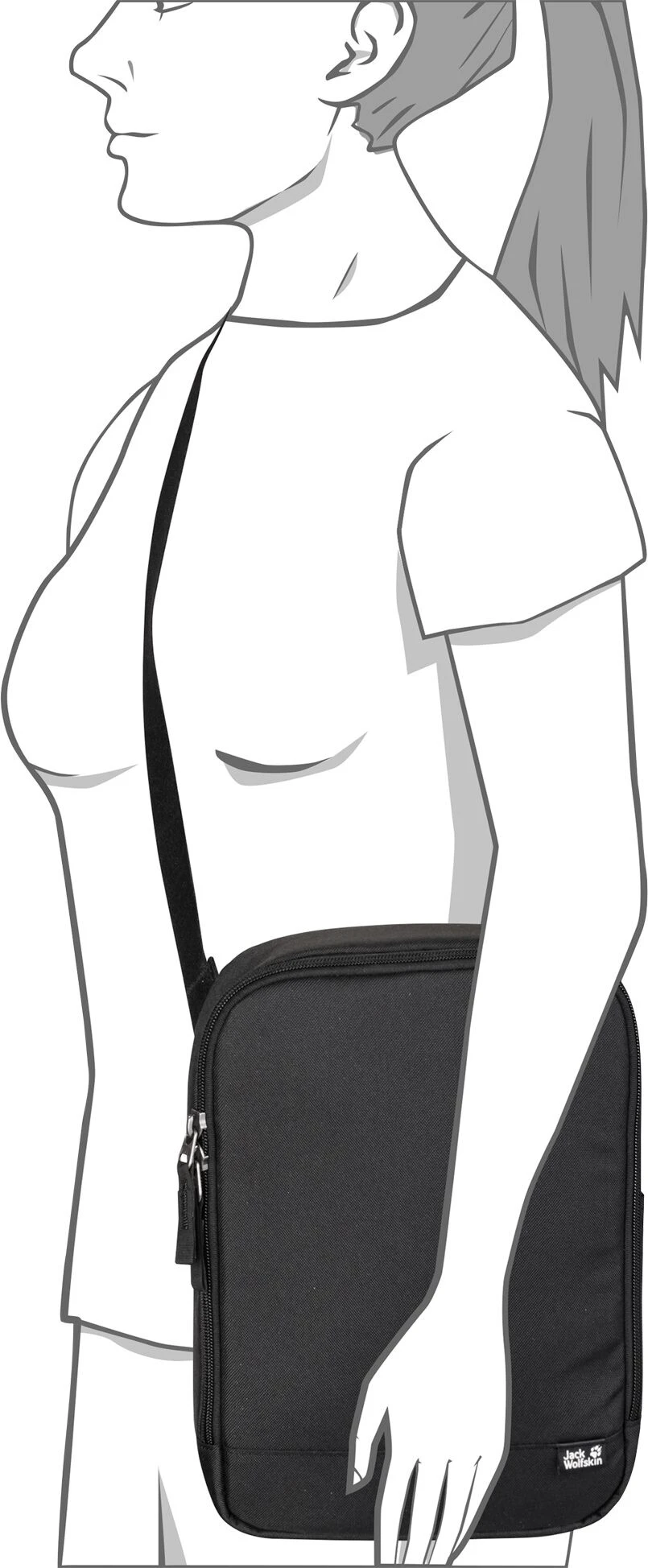 Jack Wolfskin Gadgetary, noir 4 Jack Wolfskin Gadgetary, noir – Image 4