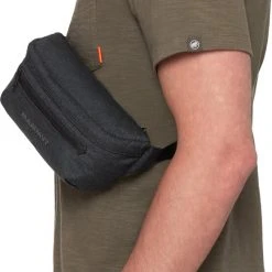 Mammut Classic Bumbag Mélange 2l, noir -Bagages Soldes mammut classic bumbag melange 2l black 4