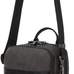 Pacsafe Metrosafe X Sac à bandoulière, gris/noir -Bagages Soldes pacsafe metrosafe x vertical crossbody bag carbon 4