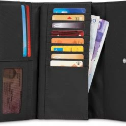 Pacsafe RFIDsafe LX200 Pochette pour portefeuille, noir 3 Pacsafe RFIDsafe LX200 Pochette pour portefeuille, noir -Bagages Soldes pacsafe rfidsafe lx200 clutch wallet black 2