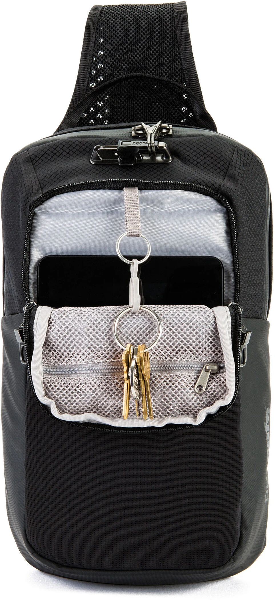 Pacsafe Venturesafe X Sacoche à bandoulière, noir 5 Pacsafe Venturesafe X Sacoche à bandoulière, noir – Image 5