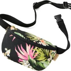 Rip Curl On The Coast Sac banane Femme, noir/Multicolore -Bagages Soldes rip curl on the coast waist bag women black 3