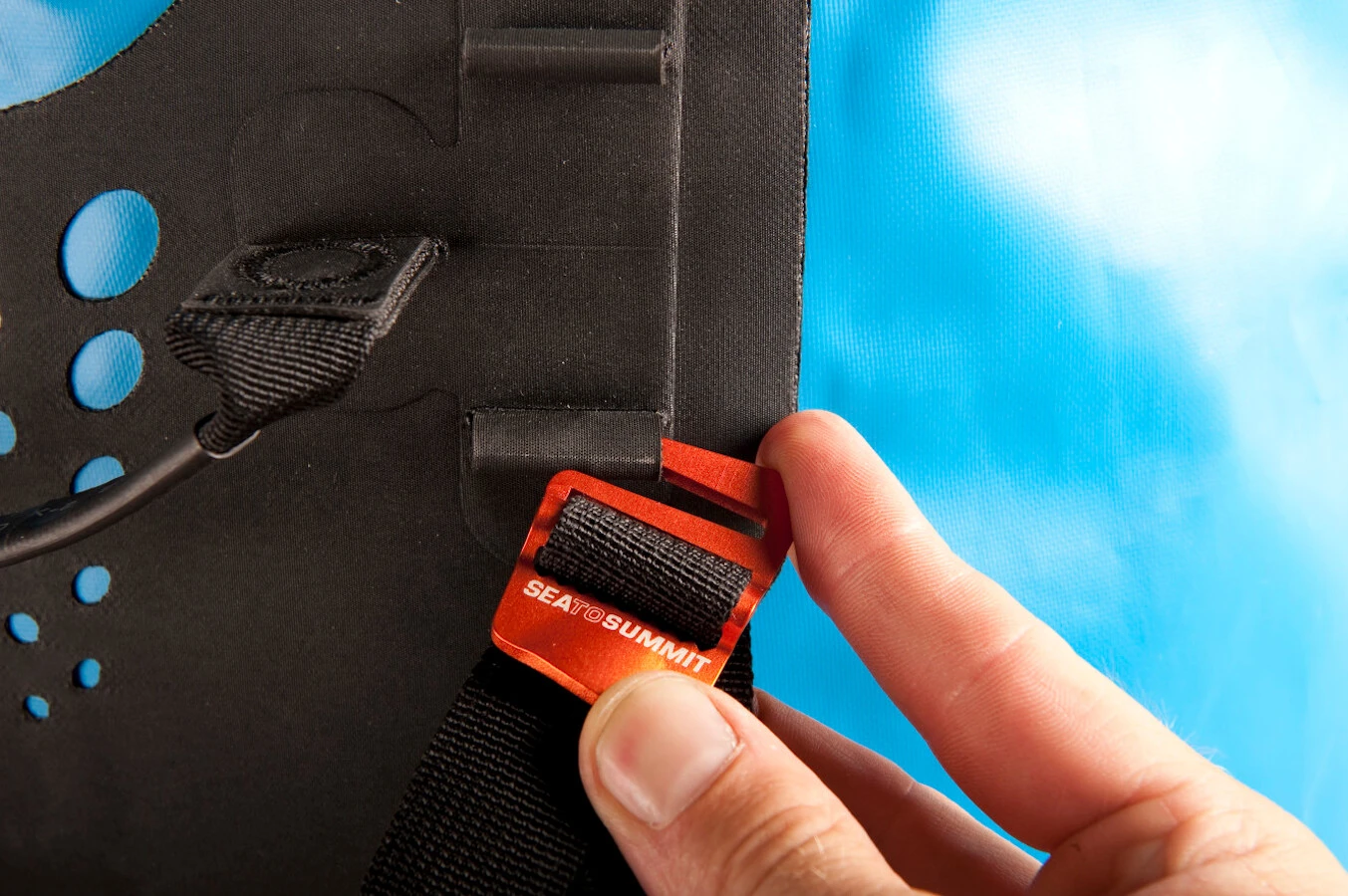 Sea to Summit Hydraulic Sac étanche avec baudrier 90l, bleu 5 Sea to Summit Hydraulic Sac étanche avec baudrier 90l, bleu – Image 5