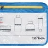 Tatonka Zip Sacoche de voyage pour avion A5, bleu/transparent